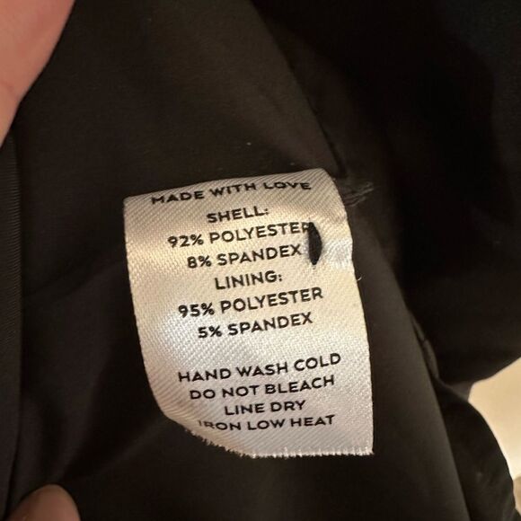 Lulus What a Stunner Black Satin Asymmetrical Mini Dress Size M - Picture 9 of 11